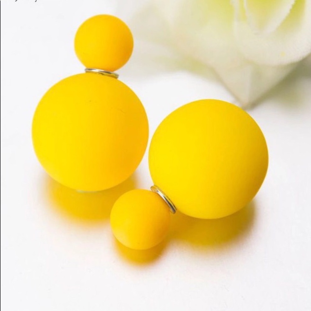 Double size earrings 6 pairs